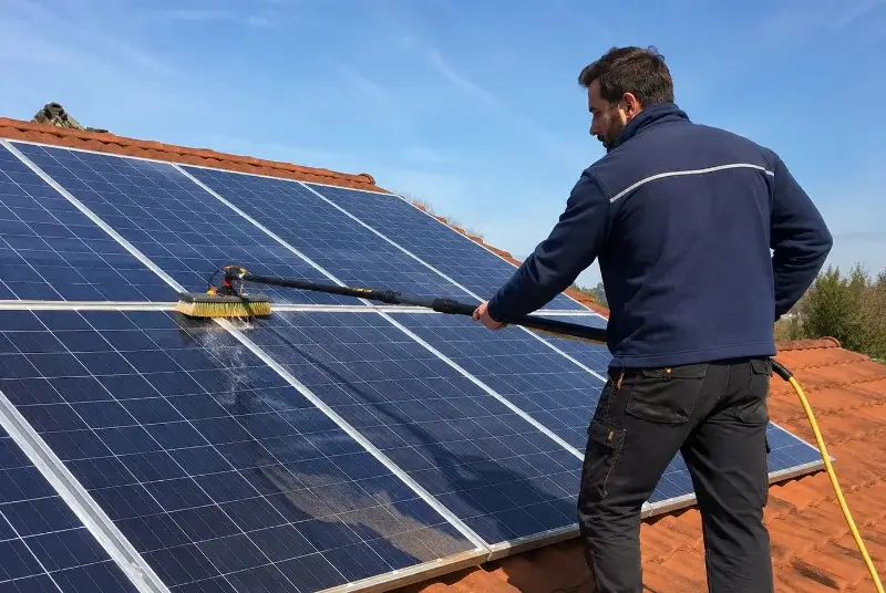 Nettoyage et entretien de panneaux solaires à Venelles